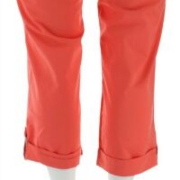 NWT LIZ CLAIBORNE NY JACKIE PULL ON CROP PANTS 28W - Picture 6 of 14